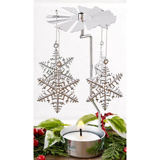 Candle Carousels Angel Snowflake Reindeer