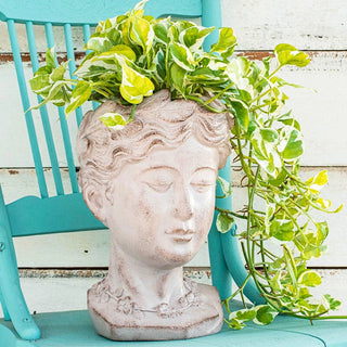 Greek Goddess Head Planter